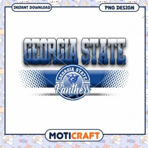 Georgia State Panthers PNG Design Instant Download Art