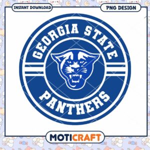 Georgia State Panthers Logo PNG Design Instant Download