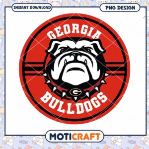 Georgia Bulldogs PNG Design for Instant Download Art