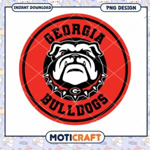 Georgia Bulldogs Logo PNG Instant Download Design File