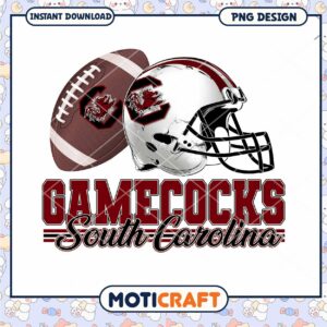 Gamecocks Football PNG Design Instant Download South Carolina