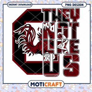 Game Day They Not Like Us PNG Design Instant Download