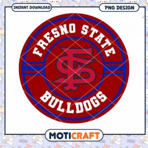 Fresno State Bulldogs PNG Instant Download Design File