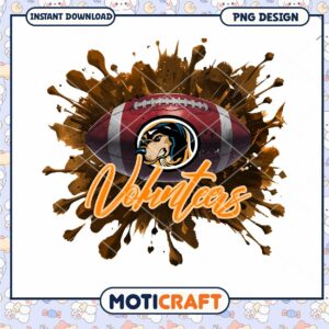 Football Volunteers Graphic PNG Instant Download Art