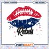 Football Kiss Rebels PNG Design for Instant Download
