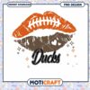 Football Kisses Ducks PNG Instant Download Design