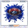 Football Design with Zips Logo Instant Download PNG