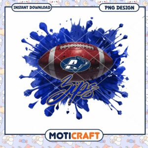 Football Design with Zips Logo Instant Download PNG