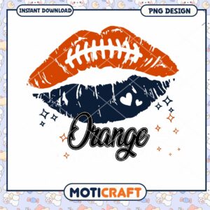 Football Kiss Kiss PNG Design for Game Day Fans