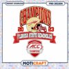Florida State Seminoles ACC Champions 2023 PNG Design