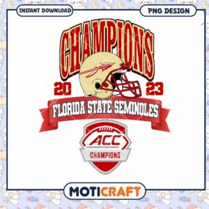 Florida State Seminoles ACC Champions 2023 PNG Design