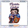 Florida Gators Bettie Boop Basketball PNG Design Download