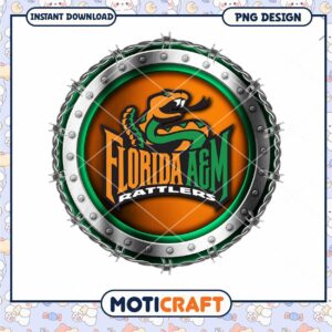 Florida A&M Rattlers Logo PNG Instant Download Graphic
