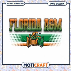 Florida A and M Rattlers PNG Instant Download Design