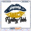 Fighting Irish Lip Print PNG Graphic Design Download
