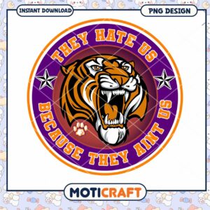 Fierce Tiger Design for Pride and Motivation PNG Download
