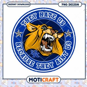 Fierce Lion Design They Hate Us Because They Aint Us PNG