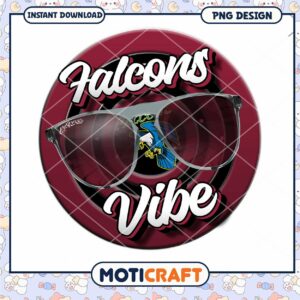 Falcons Vibe Sunglasses PNG Instant Download Design