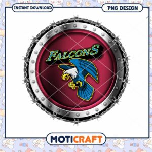 Falcons Logo Design PNG Instant Download for Fans