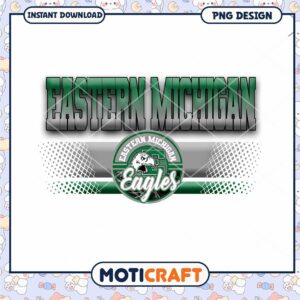 Eastern Michigan Eagles PNG Downloadable Design Art