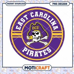 East Carolina Pirates PNG Design Instant Download Art