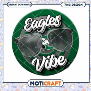 Eagles Vibe Cool Sunglasses PNG Instant Download Design