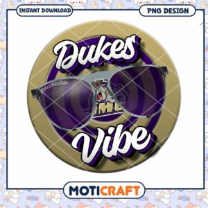 Dukes Vibe Sunglasses PNG Design for Instant Download