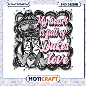 Dukes Love Heart Water Tower PNG Digital Art Design