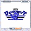 Duke University PNG Design Cute Blue Devil Graphic Art