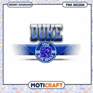 Duke Blue Devils PNG Instant Download Design File