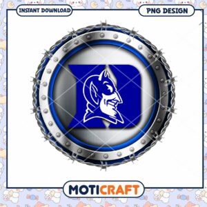 Duke Blue Devils Logo PNG Design Instant Download Graphic