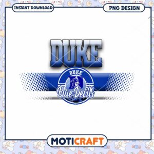 Duke Blue Devils Logo PNG Instant Download Design File