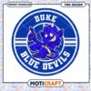 Duke Blue Devils Cartoon PNG Instant Download Design