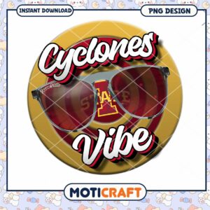 Cyclones Vibe PNG Design for Iowa State Fans Download