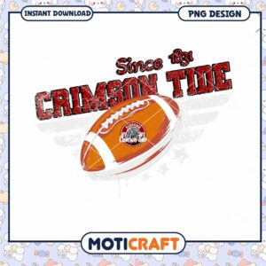 Crimson Tide Football Design Since 1831 PNG Download
