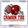 Crimson Tide Alabama PNG Football Design Downloadable Art