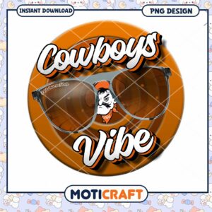 Cowboys Vibe PNG Design for Sports and Fun Decor