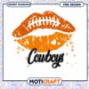 Cowboys Football Kiss Lips PNG Instant Download Design 2 Cowboys Football Kiss Lips PNG Instant Download Design