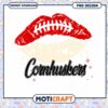 Cornhuskers Football Kiss Lips PNG Instant Download Design 1 Cornhuskers Football Kiss Lips PNG Instant Download Design