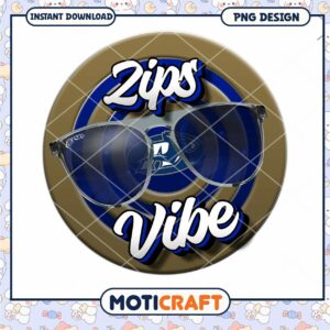 Cool Zips Vibe Sunglasses PNG Design for Instant Download