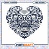 Connecticut Huskies Heart PNG Design for Instant Download 2 Connecticut Huskies Heart PNG Design for Instant Download