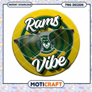 Colorado State Rams Vibe PNG Graphic for Instant Download