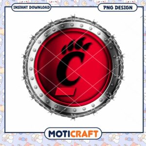 Cincinnati Bearcats Logo Graphic PNG Instant Download