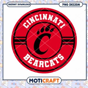 Cincinnati Bearcats Logo Downloadable PNG Design File