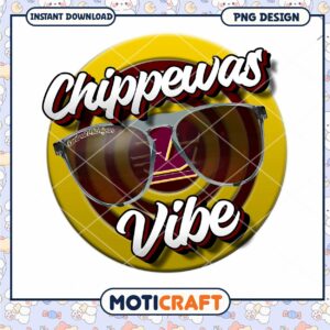 Chippewas Vibe Sunglasses PNG Instant Download Design