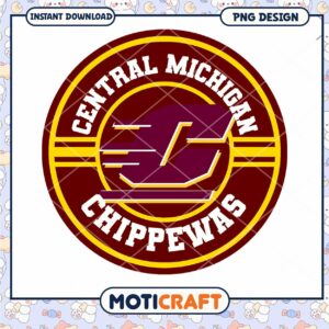 Central Michigan Chippewas Logo Design Instant PNG Download