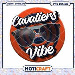 Cavaliers Vibe Sunglasses Digital Download PNG Art