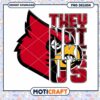 Cardinal Themed They Not Like Us PNG Design Download 1 Cardinal Themed They Not Like Us PNG Design Download