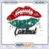 Cardinal Football Lips PNG Design Instant Download 1 Cardinal Football Lips PNG Design Instant Download