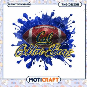Cal Golden Bears Football PNG Downloadable Design Art